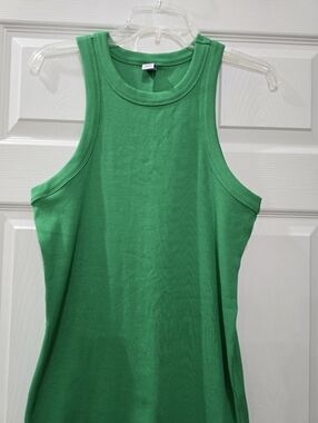 Old Navy Green Ribbed Tank Top dress Size L